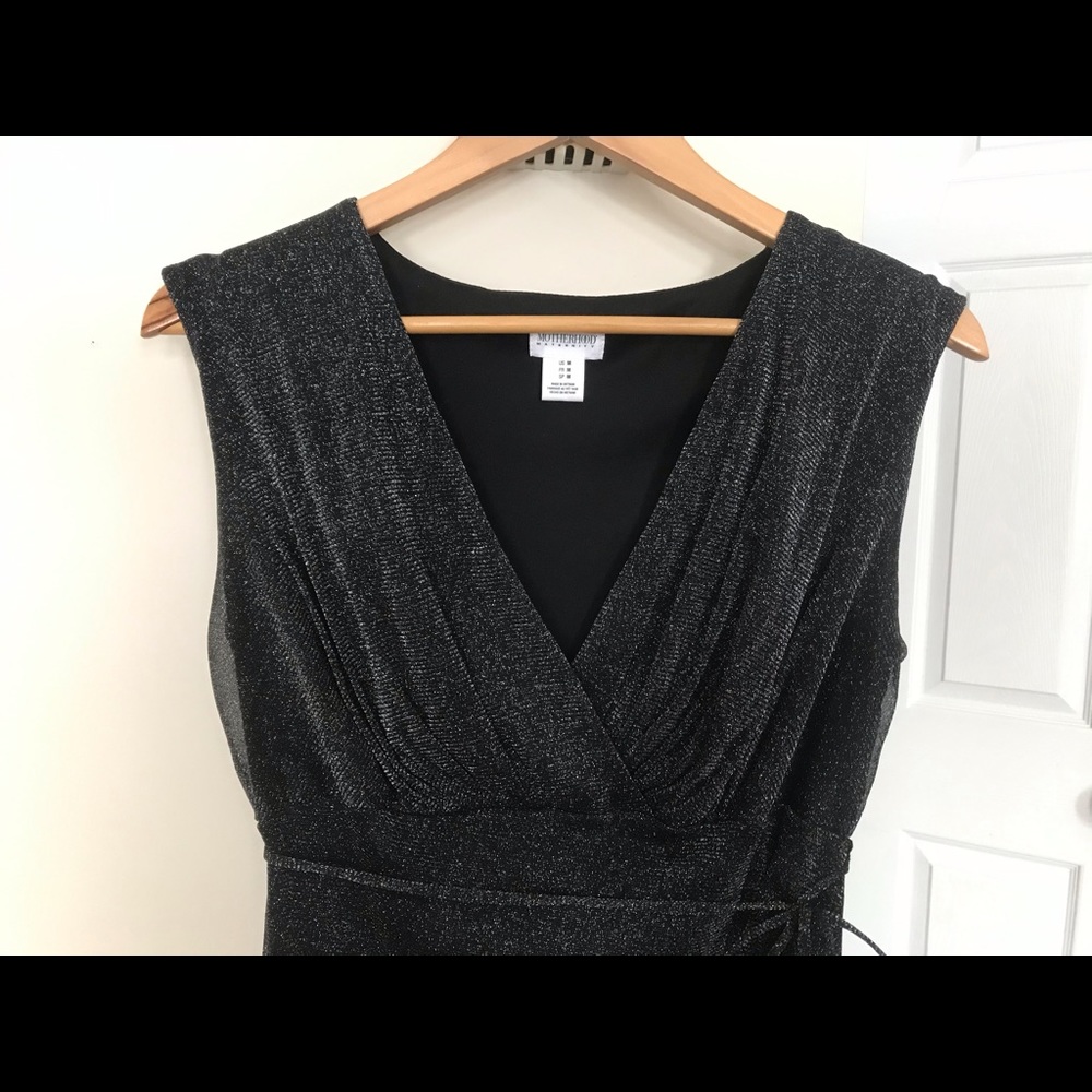 💐Host Pick! Motherhood Black & Sparkle Dress